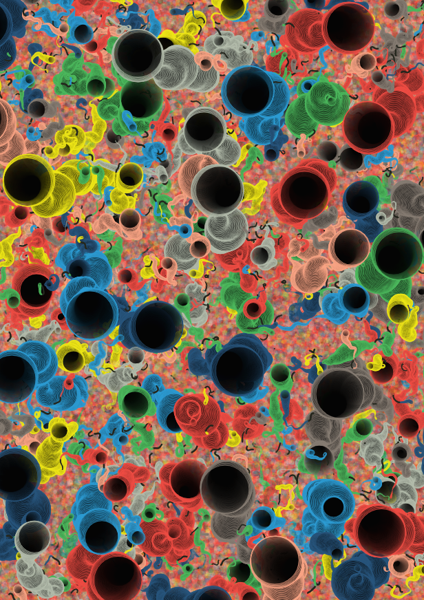 Clew #244 - inside out color distribution