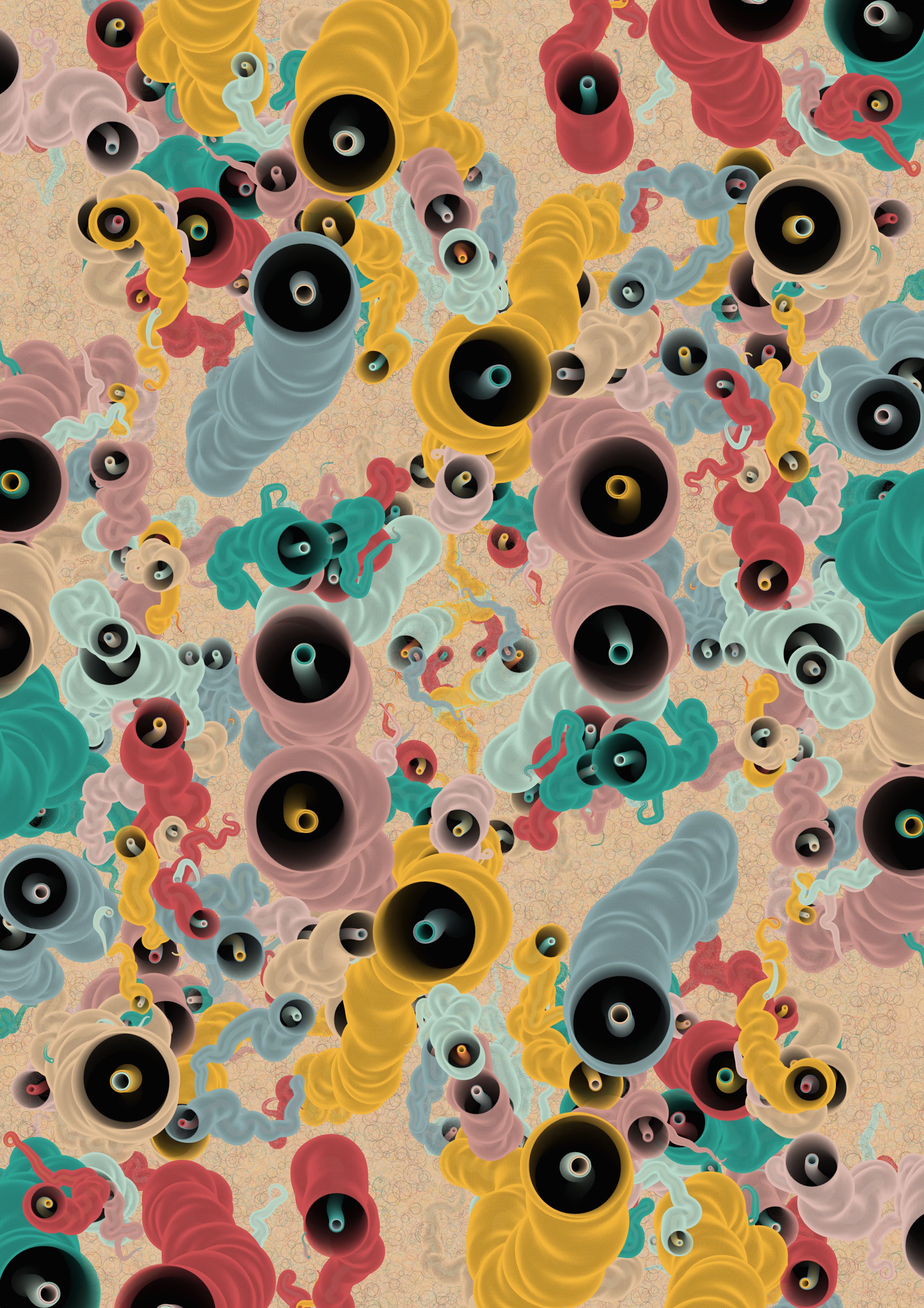 Clew #279 - translucent, internal core