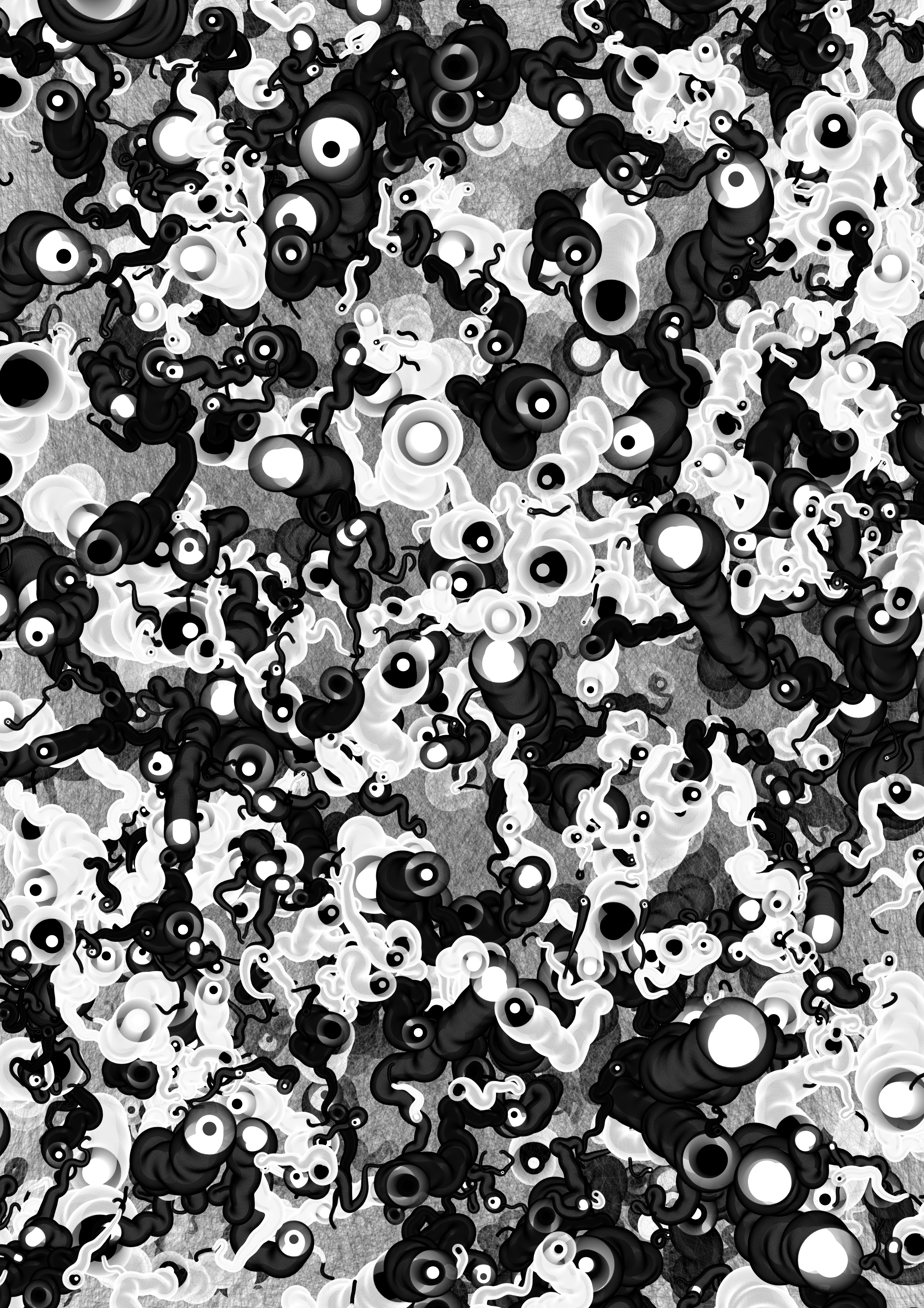 Clew #521 - translucent light and dark body type